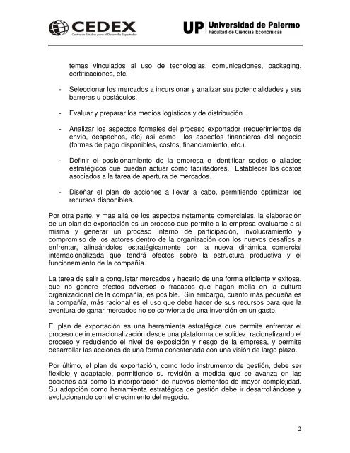 1 Las PyMEs y el Comercio Exterior: Â¿Por quÃ© es necesario un plan ...