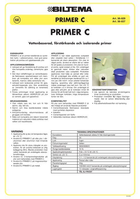 PRIMER C - Biltema