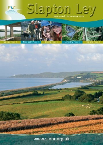 Newsletter Spring 2013 - Slapton Ley National Nature Reserve