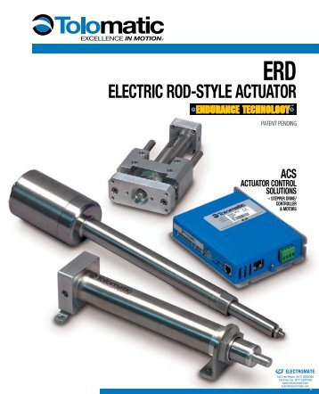 ERD â ElEctRic RoD-StylE ActuAtoR - Electromate Industrial Sales ...