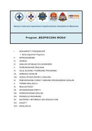 Bezpieczna woda - Mazowiecka Komenda Wojewódzka Policji z ...