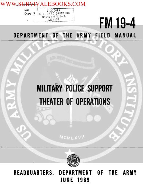 Army Field Manual for Theater Hospitalization