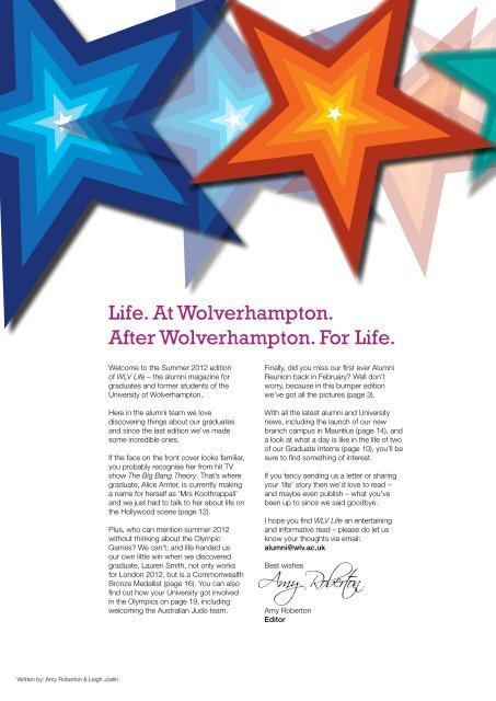 Download WLV Life - University of Wolverhampton