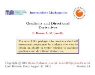 Gradients and Directional Derivatives