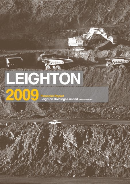 Financial Report 2009 - Leighton Holdings