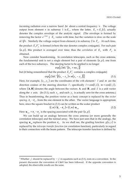 Suitability of Correlation Arrays and Superresolution for Minehunting ...