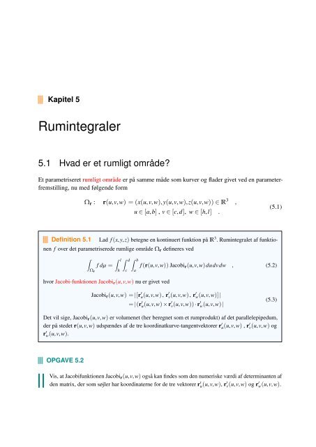 Integration i flere Variable