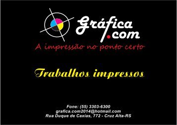 Trabalhos impressos