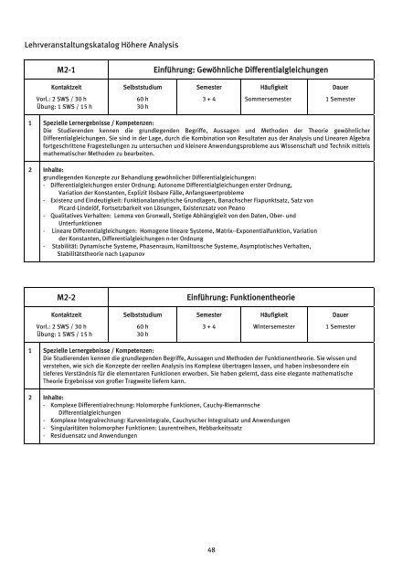 Studienanleitung für alle Studiengänge - Fachbereich Physik der ...