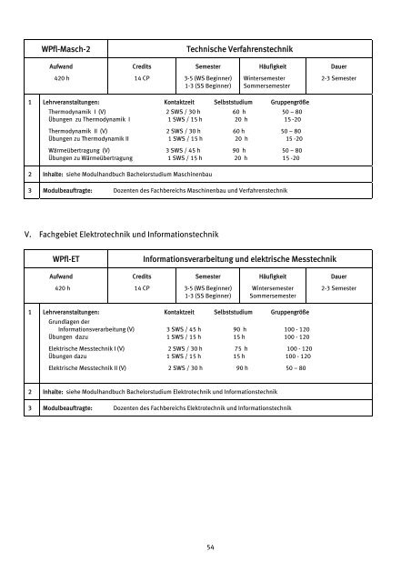 Studienanleitung für alle Studiengänge - Fachbereich Physik der ...