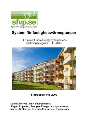 Projektets slutrapport - effsys 2