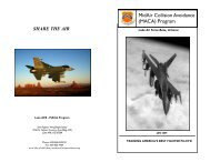 MidAir Collision Avoidance (MACA) Program - Luke Air Force Base