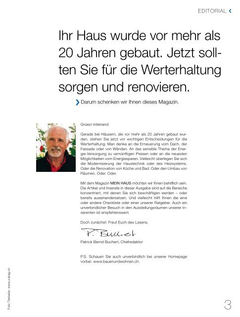 Ihr Haus wurde  vor mehr als 20 Jahren gebaut ... - Bauen und wohnen