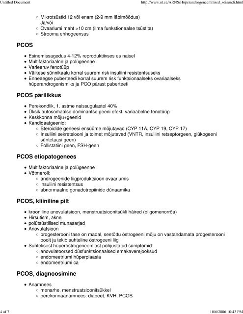 HÃ¼perandrogeneemilised seisundid - Perearstikeskus.ee