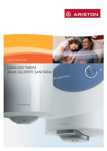 CATÃLOGO TARIFA AGUA CALIENTE SANITARIA - Caloryfrio.com