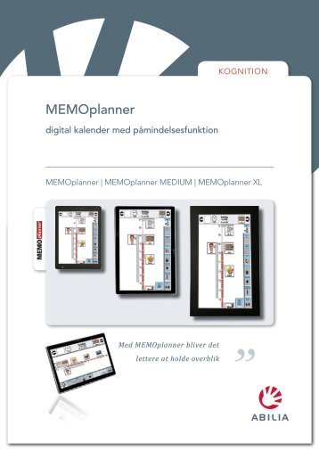 MEMOplanner Frihet. Självständighet. Enkelhet. Control ... - Abilia