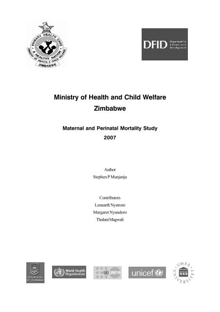 Ministry of Health and Child Welfare Zimbabwe - Unicef