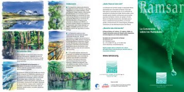 RAMSAR Spanish Brochure - Ramsar Convention on Wetlands