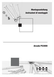 Arcada PS3000 Montageanleitung Instruzioni di ... - Sonnen-koenig.at