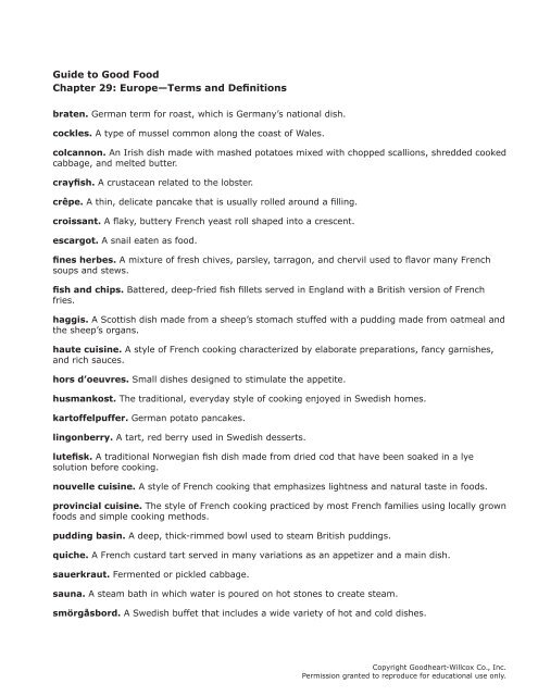 guide-to-good-food-chapter-29-europe-terms-and-definitions