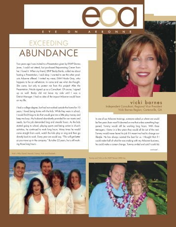 ABUNDANCE - Arbonne