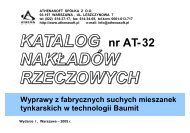 nr AT-32 Wyprawy z fabrycznych suchych mieszanek ... - Baumit