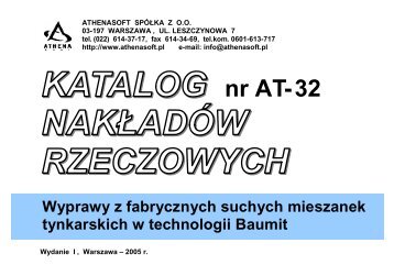 nr AT-32 Wyprawy z fabrycznych suchych mieszanek ... - Baumit