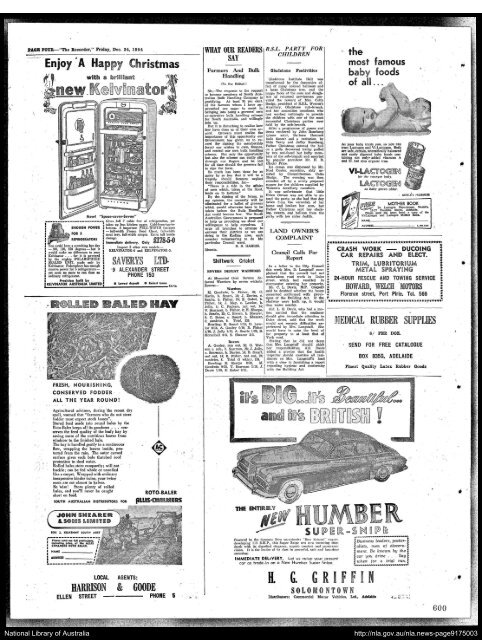 Edition from Friday 24th December 1954 - The Roneberg's of Cairns ...