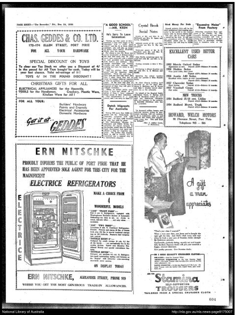 Edition from Friday 24th December 1954 - The Roneberg's of Cairns ...