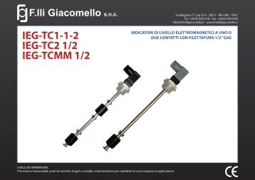 IEG-TCMM 1/2 - F.lli Giacomello