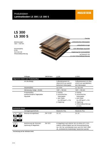 Produktdatenblatt LS 300 (S) - Meister