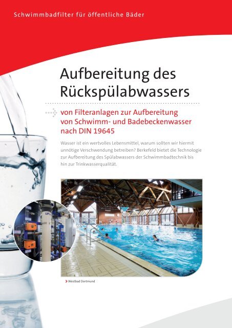 Wasseraufbereitung Schwimmbadtechnik - Water Treatment by ...