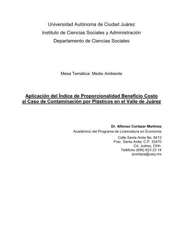 AplicaciÃ³n del Ã­ndice de proporcionalidad beneficio costo al caso de ...