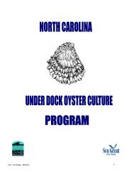 North Carolina Under Dock Oyster Culture Program - eXtension