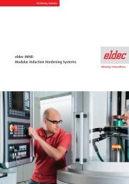 eldec MIND Modular Induction Hardening Systems