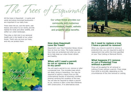 Esquimalt Loves Its Trees! - Township of Esquimalt