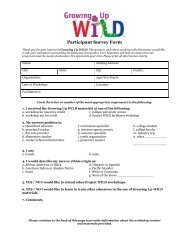 Workshop Evaluation Form