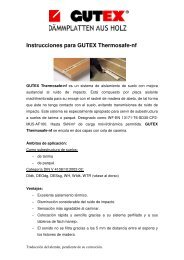 Instrucciones para GUTEX Thermosafe-nf - Biohaus