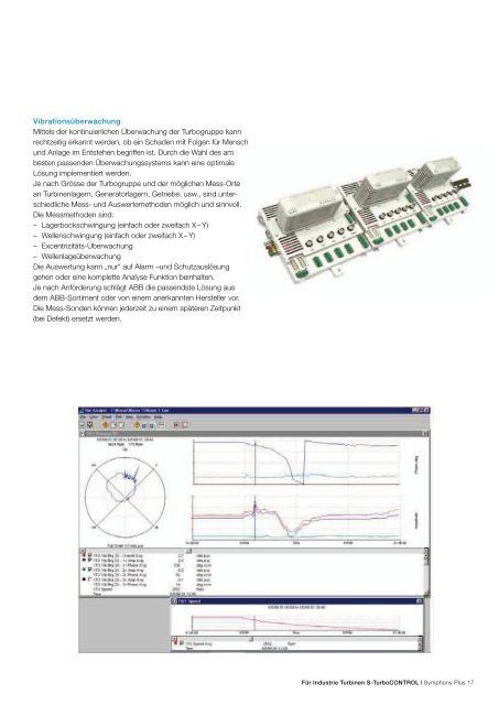 Symphony Plus für Industrie Turbinen S-TurboCONTROL