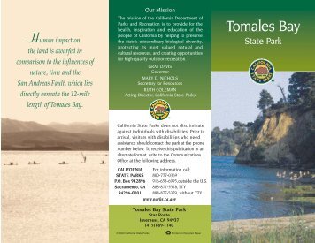 Tomales Bay - California State Parks