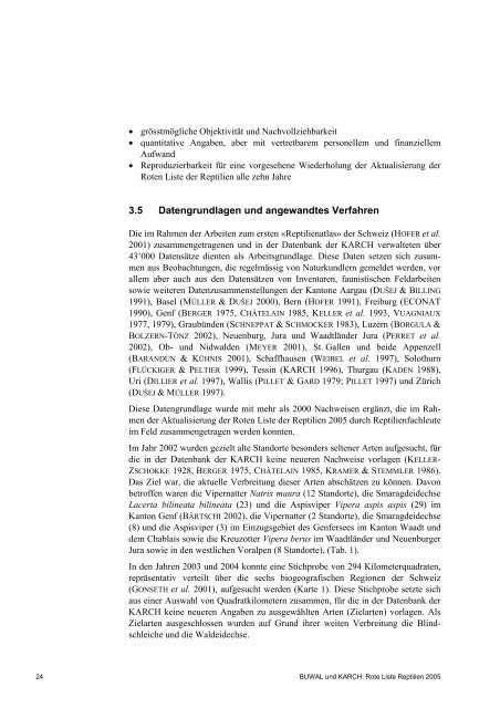 Rote Listen der Reptilien 2005.pdf - Karch