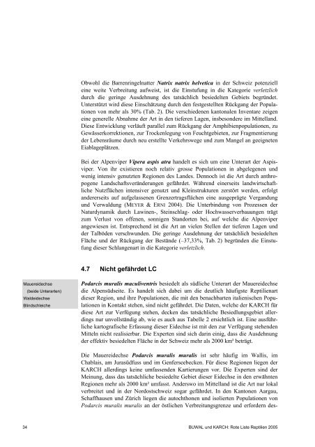 Rote Listen der Reptilien 2005.pdf - Karch