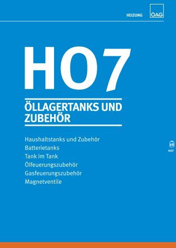 ho7 Ã¶llagertanks und zubehÃ¶r