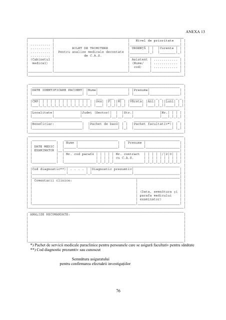 REFERAT pentru aprobarea Ordinului ministrului sÄnÄtÄÅ£ii publice Åi ...