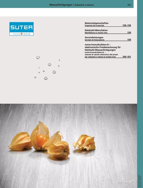 SpÃƒÂ¼len und Becken: Preisliste 2012 - Suter Inox AG