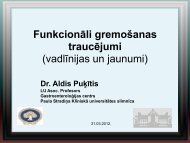 FunkcionÄli gremoÅ¡anas traucÄjumi (vadlÄ«nijas un jaunumi)