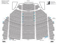 Benedum Center Seating Chart - The Pittsburgh Cultural Trust