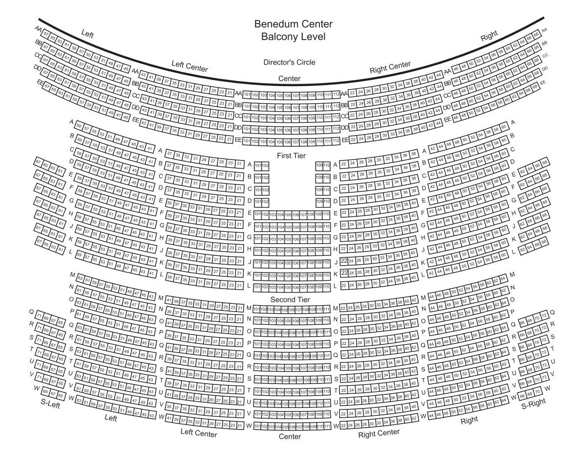 Benedum Center Seating Chart The