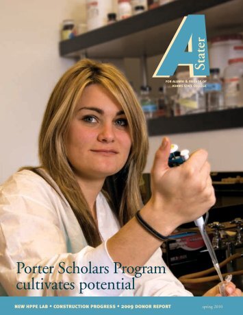 Porter Scholars Program cultivates potential - FlipSeek, Inc