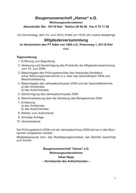 Download (PDF-Datei 1.141 KB) - baugenossenschaft hansa eg